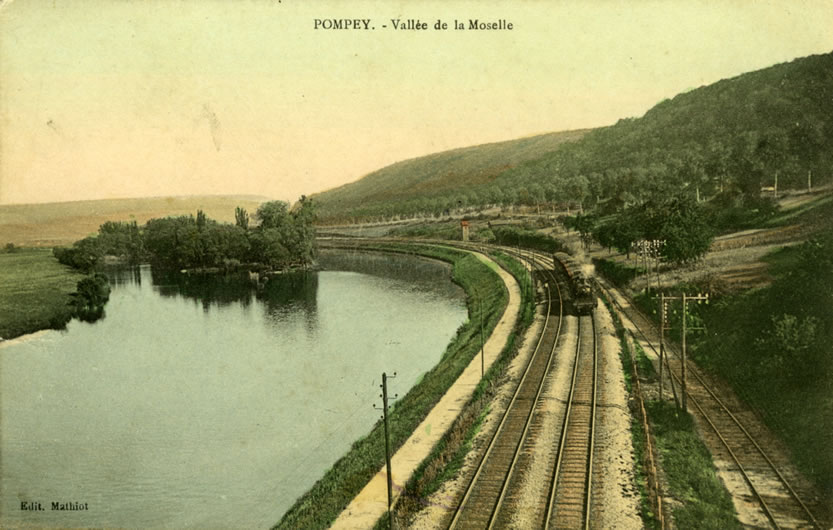 Vallée de la Moselle entre Pompey et Marbache